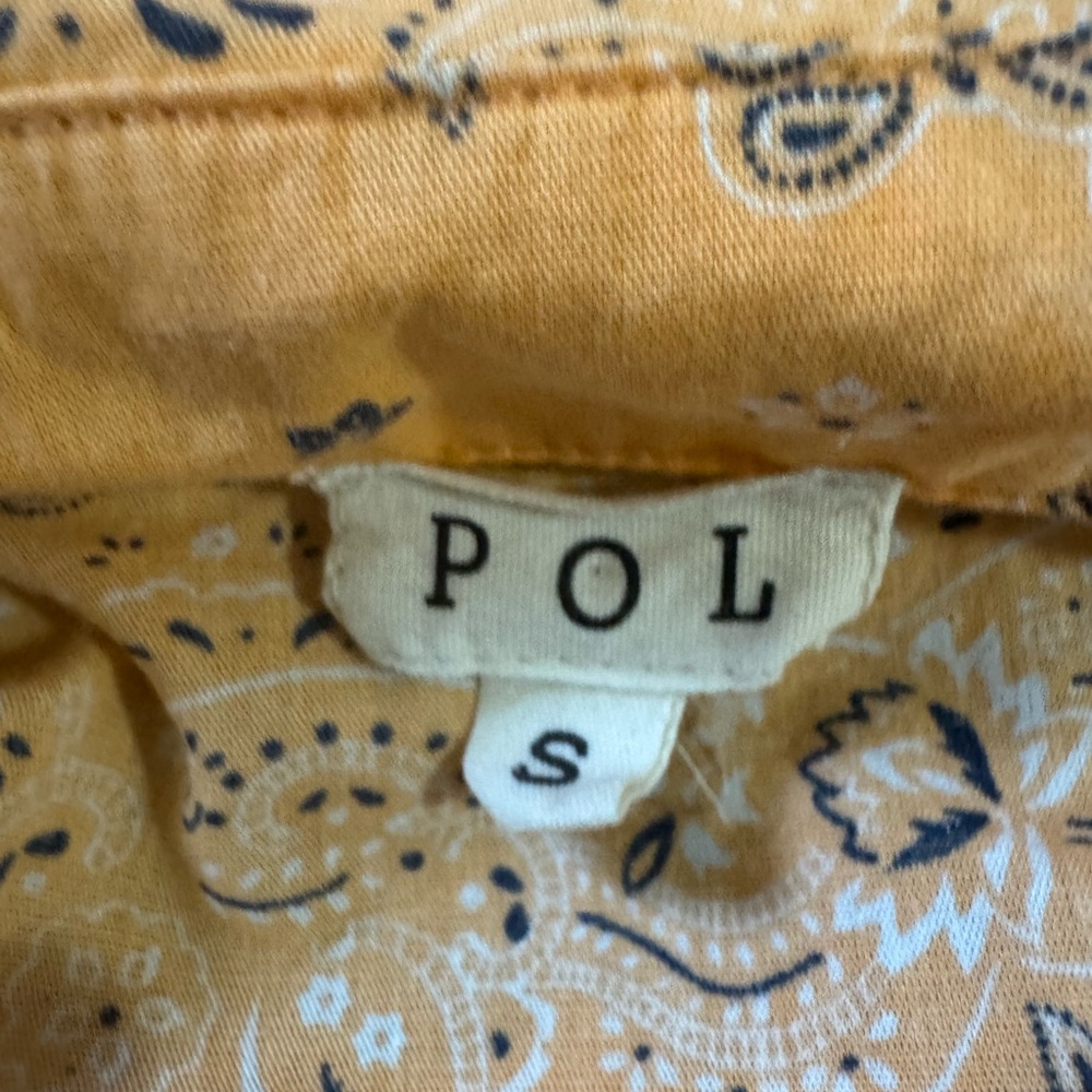 NWOT POL Paisley Shirt - Picture 4 of 4